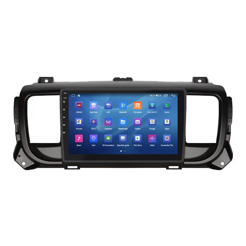 Штатная магнитола Lesko для Peugeot Expert III 2016-н.в. экран 9" 4/64Gb CarPlay 4G Wi-Fi GPS Prime