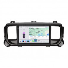 Штатная магнитола Lesko для Peugeot Expert III 2016-н.в. экран 9" 4/64 QLED CarPlay 4G Wi-Fi GPS 360 Prime