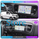 Штатная магнитола Lesko для Peugeot Expert III 2016-н.в. экран 9" 4/64 QLED CarPlay 4G Wi-Fi GPS 360 Prime