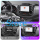 Штатная магнитола Lesko для Peugeot Partner II 2008-2012 экран 9" 4/64 QLED CarPlay 4G Wi-Fi GPS 360 Prime