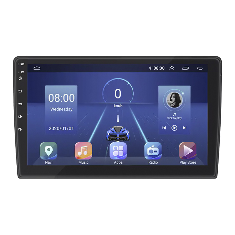 Штатная магнитола Lesko для Peugeot Partner II 2008-2012 экран 9" 6/128Gb 4G Wi-Fi GPS Top