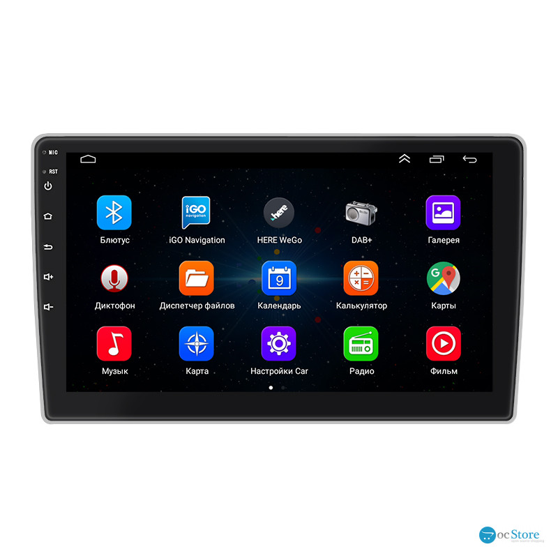 Штатная магнитола Lesko для Peugeot Partner II Рестайлинг 2 2015-н.в. экран 9" 1/16Gb Wi-Fi GPS Base