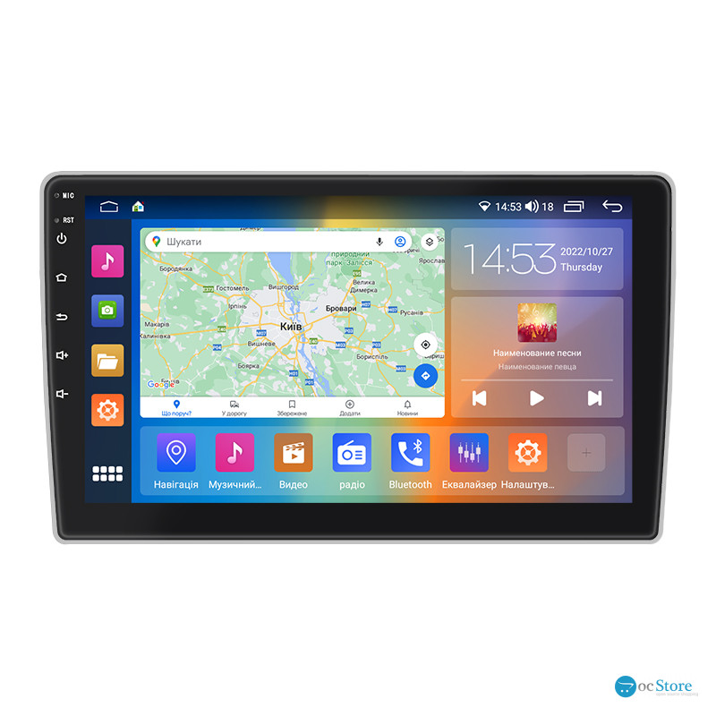 Штатная магнитола Lesko для Peugeot Partner II Рестайлинг 2 2015-н.в. экран 9" 2/32Gb CarPlay 4G Wi-Fi GPS Prime