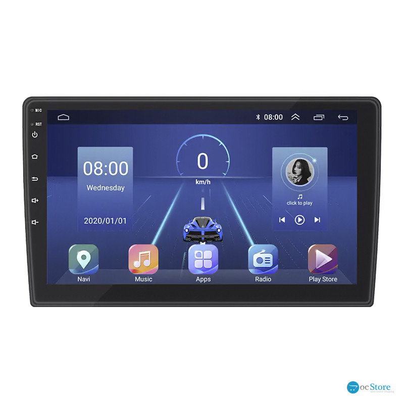 Штатная магнитола Lesko для Peugeot Partner II Рестайлинг 2012-2015 экран 9" 6/128Gb 4G Wi-Fi GPS Top