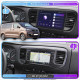Штатная магнитола Lesko для Peugeot Traveller I 2016-н.в. экран 9" 6/128Gb 4G Wi-Fi GPS Top