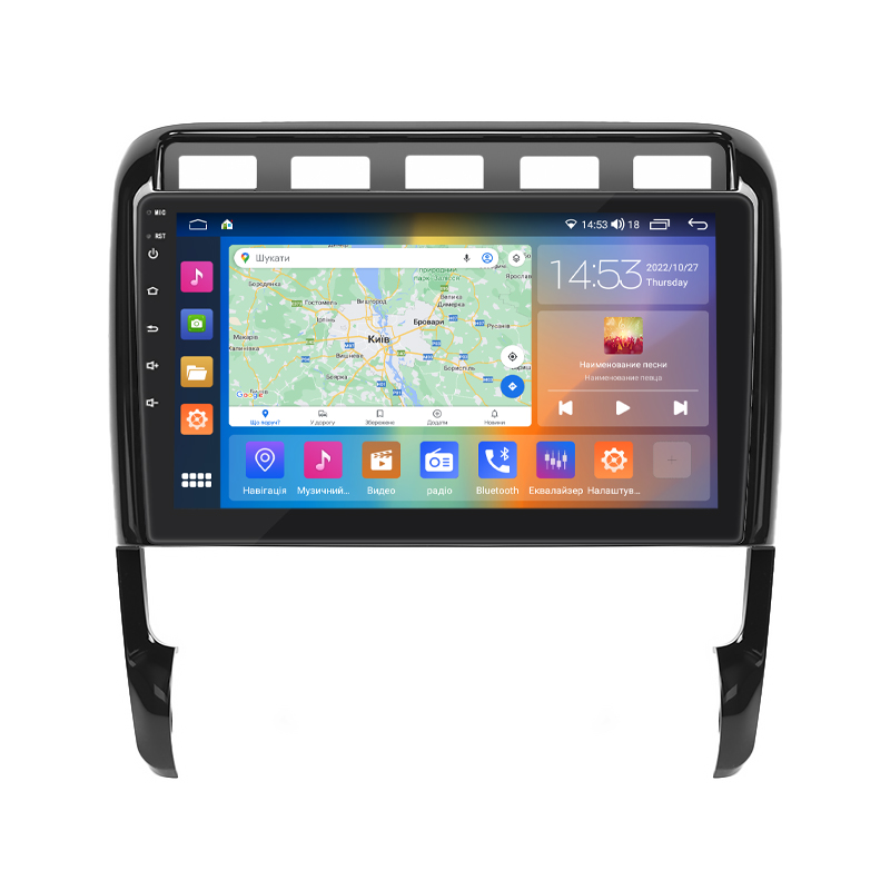 Штатная магнитола Lesko для Porsche Cayenne I Рестайлинг (957) 2007-2010 экран 9" 4/64Gb CarPlay 4G Wi-Fi GPS Prime