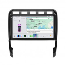 Штатная магнитола Lesko для Porsche Cayenne I Рестайлинг (957) 2007-2010 экран 9" 4/64 QLED CarPlay 4G Wi-Fi GPS 360 Prime