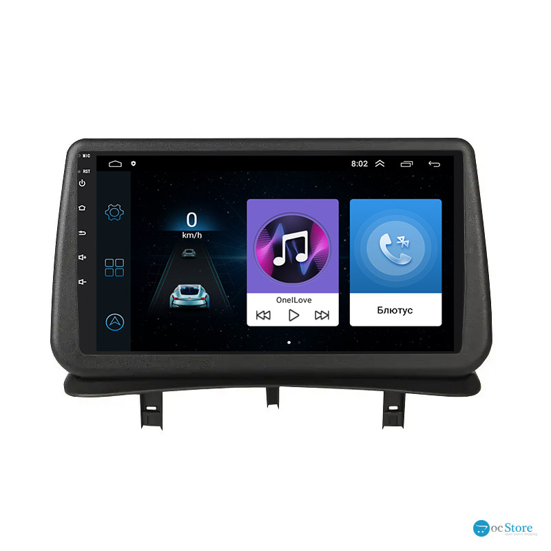 Штатная магнитола Lesko для Renault Clio III Рестайлинг 2009-2014 экран 9" 1/16Gb Wi-Fi GPS Base