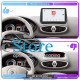 Штатная магнитола Lesko для Renault Clio III Рестайлинг 2009-2014 экран 9" 4/64 QLED CarPlay 4G Wi-Fi GPS 360 Prime