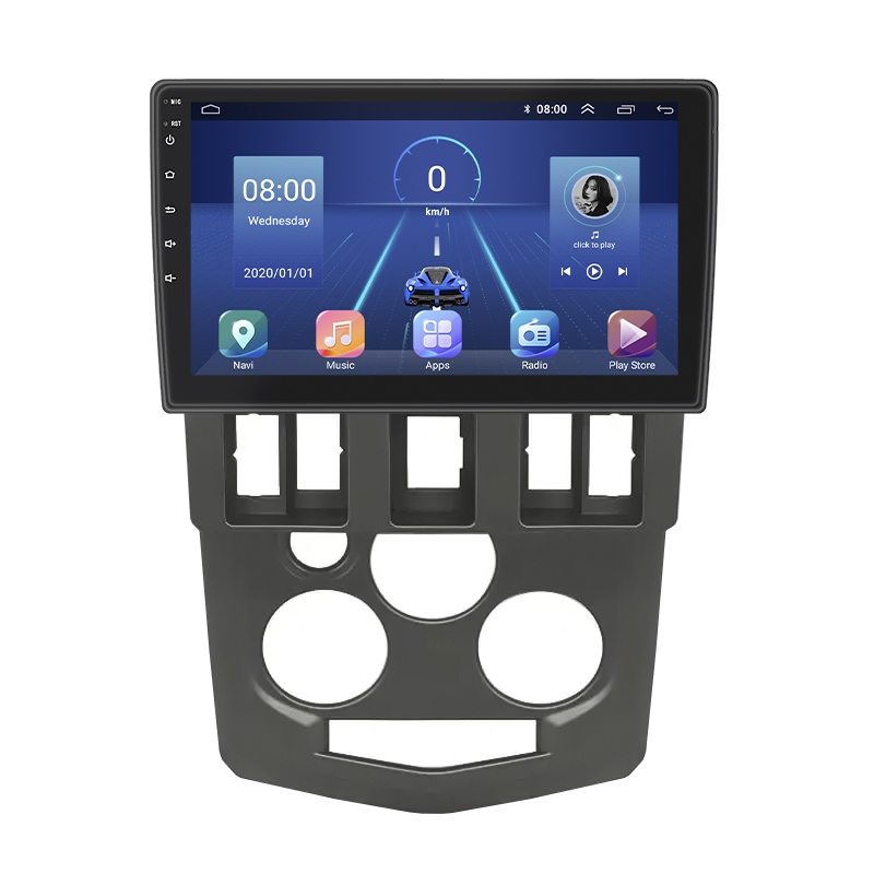 Штатная магнитола Lesko для Renault Logan I 2004-2009 экран 9" 6/128Gb 4G Wi-Fi GPS Top