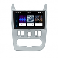 Штатная магнитола Lesko для Renault Sandero I 2009-2014 экран 9" 4/32Gb 4G Wi-Fi GPS Top