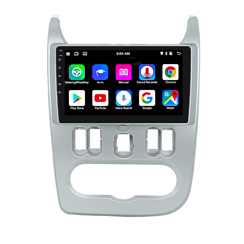 Штатная магнитола Lesko для Renault Sandero I 2009-2014 экран 9" 4/32Gb 4G Wi-Fi GPS Top