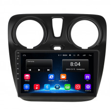 Штатная магнитола Lesko для Renault Sandero II ver 3 2013-2018 экран 9" 2/32Gb Wi-Fi GPS Base