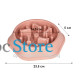 Миска для котов собак Taotaopets 119905 для медленной еды Pink