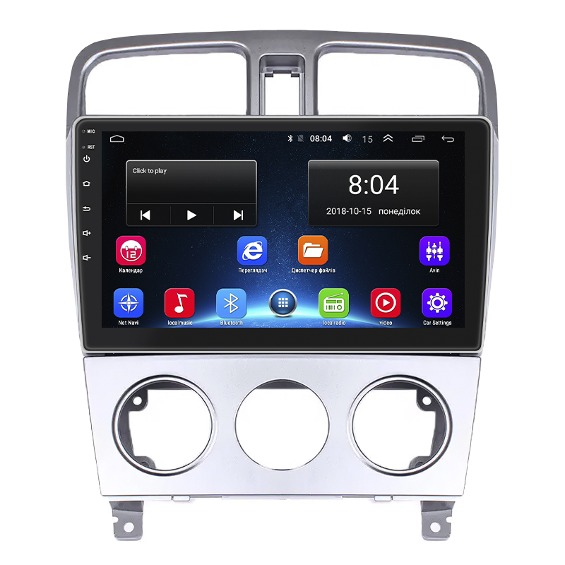 Штатная магнитола Lesko для Subaru Forester II 2002-2005 экран 9" 2/32Gb Wi-Fi GPS Base