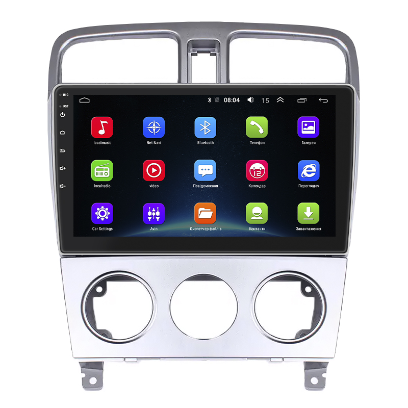 Штатная магнитола Lesko для Subaru Forester II 2002-2005 экран 9" 2/32Gb Wi-Fi GPS Base