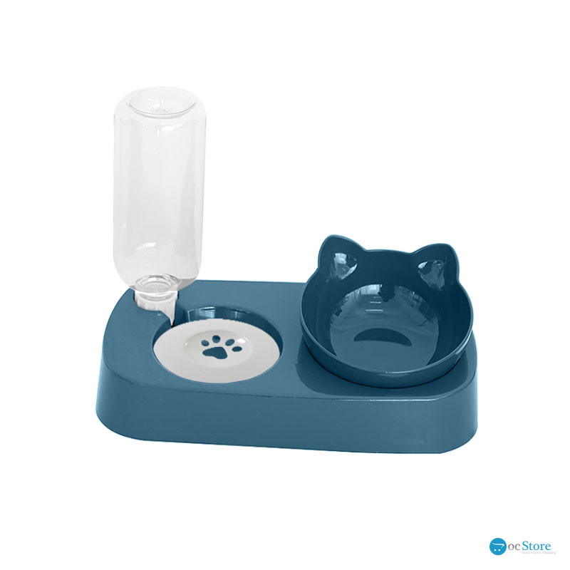 Миска для котов с поилкой Taotaopets 119906 Indigo 22*28*14см