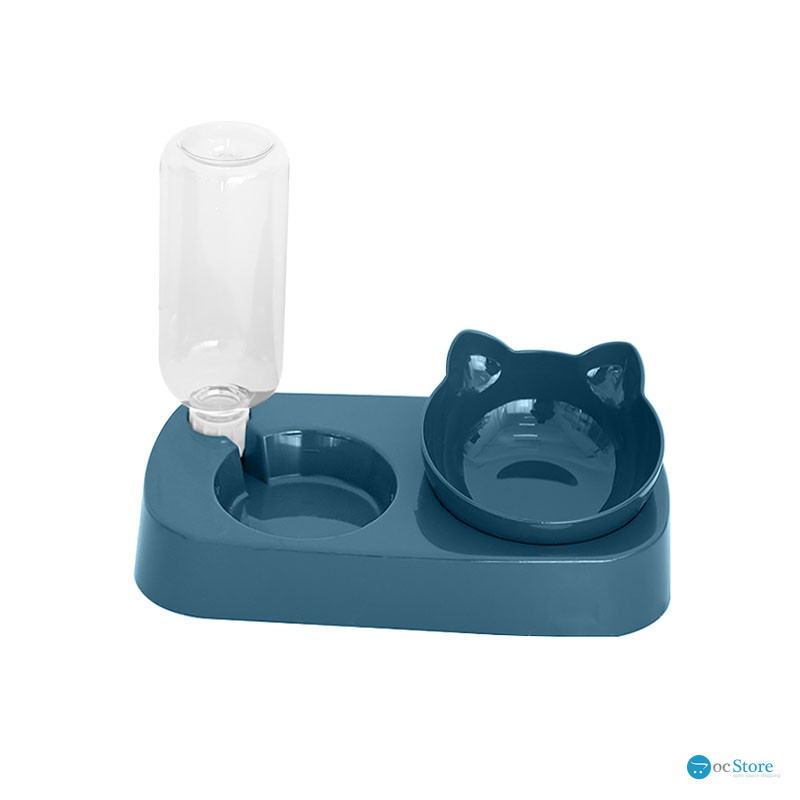 Миска для котов с поилкой Taotaopets 119906 Indigo 22*28*14см