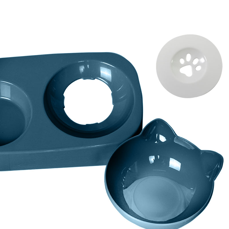 Миска для котов с поилкой Taotaopets 119906 Indigo 22*28*14см