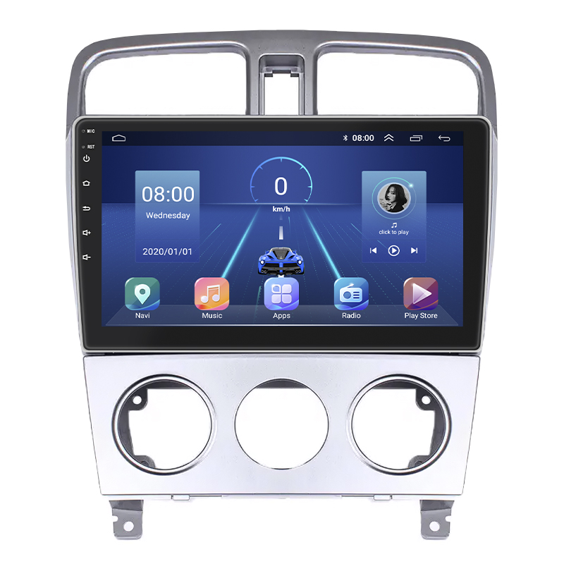 Штатная магнитола Lesko для Subaru Forester II 2002-2005 экран 9" 4/64Gb 4G Wi-Fi GPS Top