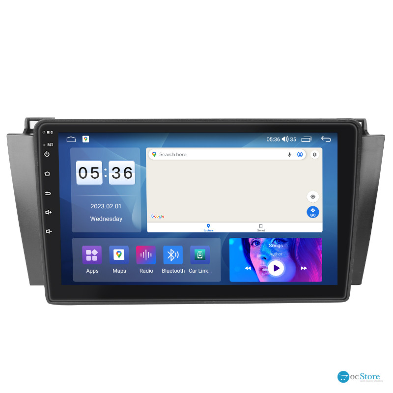 Штатная магнитола Lesko для Toyota Camry Solara II 2003-2009 экран 9" 4/64Gb CarPlay 4G Wi-Fi GPS Prime