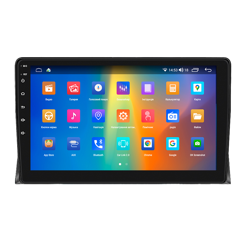 Штатная магнитола Lesko для Volkswagen Multivan T5 Рестайлинг 2009-2015 экран 9" 2/32Gb CarPlay 4G Wi-Fi GPS Prime