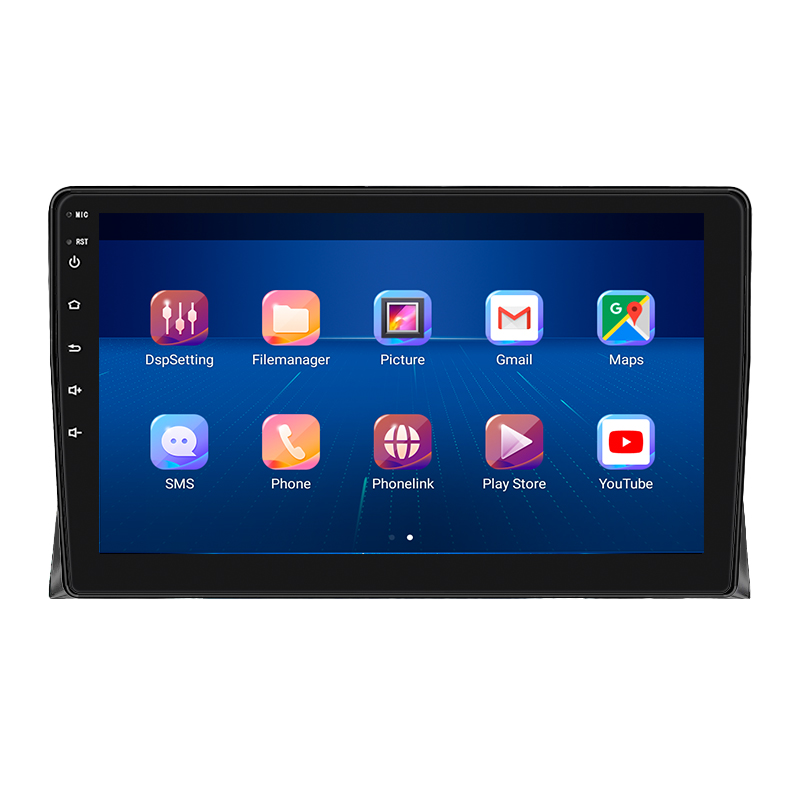 Штатная магнитола Lesko для Volkswagen Multivan T5 Рестайлинг 2009-2015 экран 9" 2/32Gb 4G Wi-Fi GPS Top