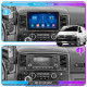 Штатная магнитола Lesko для Volkswagen Multivan T5 Рестайлинг 2009-2015 экран 9" 4/32Gb 4G Wi-Fi GPS Top