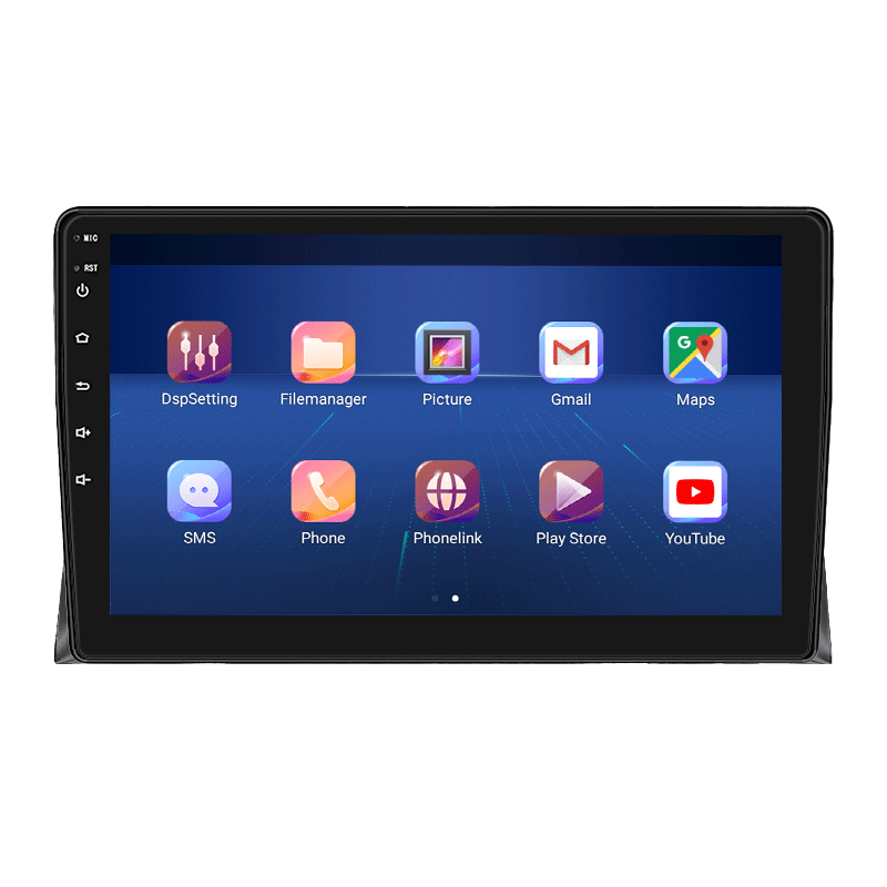 Штатная магнитола Lesko для Volkswagen Multivan T5 Рестайлинг 2009-2015 экран 9" 6/128Gb 4G Wi-Fi GPS Top