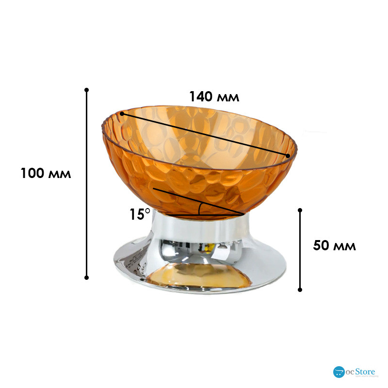 Миска для кошек Taotaopets 134425 Orange