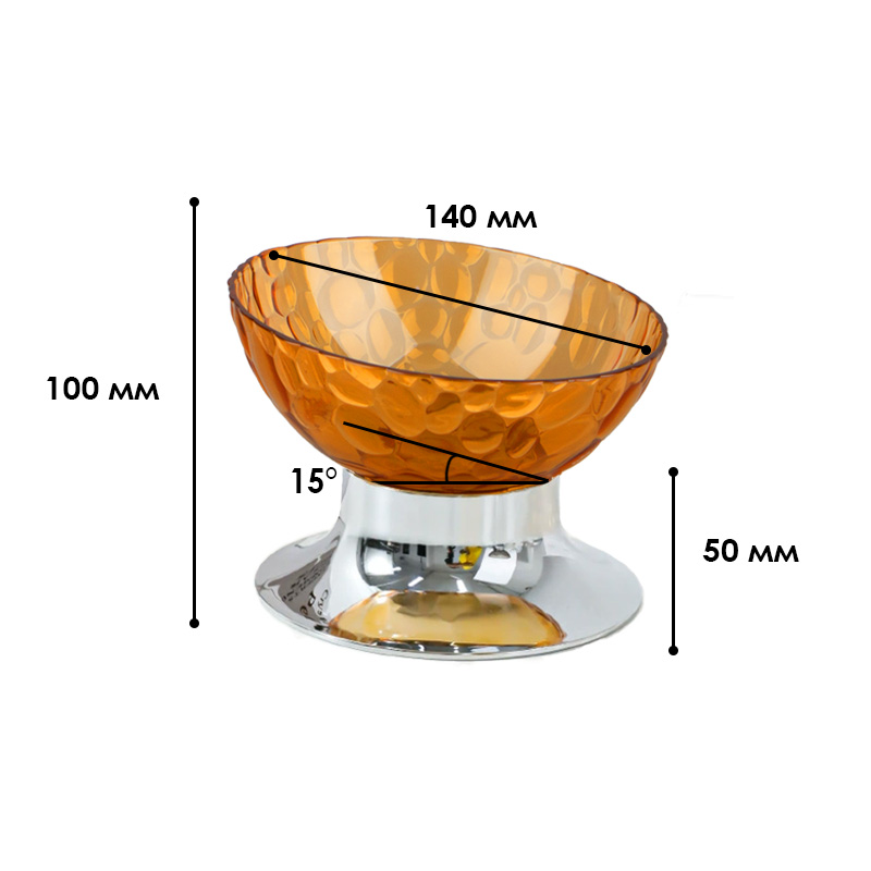 Миска для кошек Taotaopets 134425 Orange