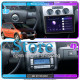 Штатная магнитола Lesko для Volkswagen Touran I Рестайлинг 2006-2010 экран 10" 2/32Gb 4G Wi-Fi GPS Top