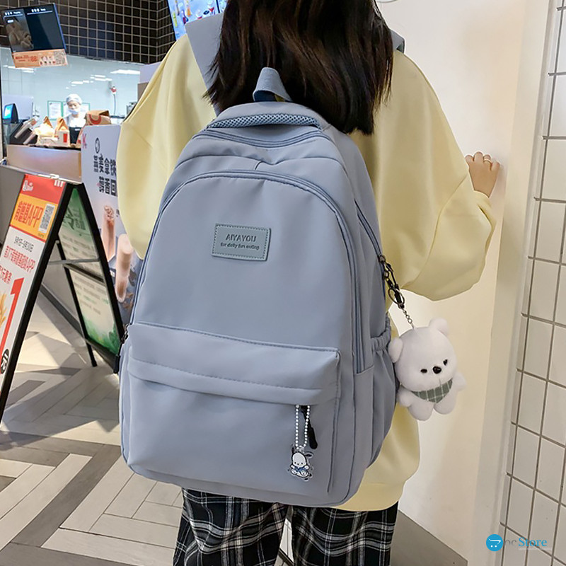 Рюкзак подростковый 633227 с брелком 20-35L Blue