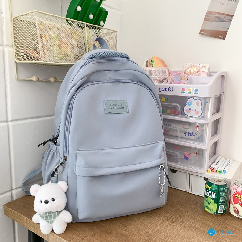 Рюкзак подростковый 633227 с брелком 20-35L Blue