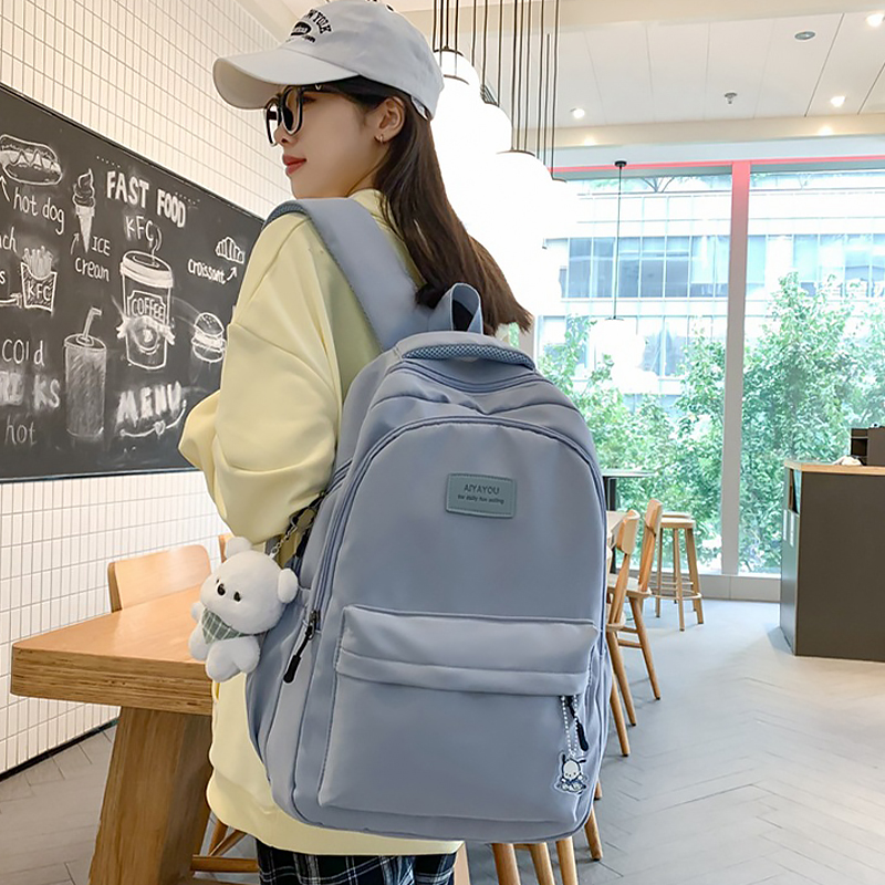 Рюкзак подростковый 633227 с брелком 20-35L Blue