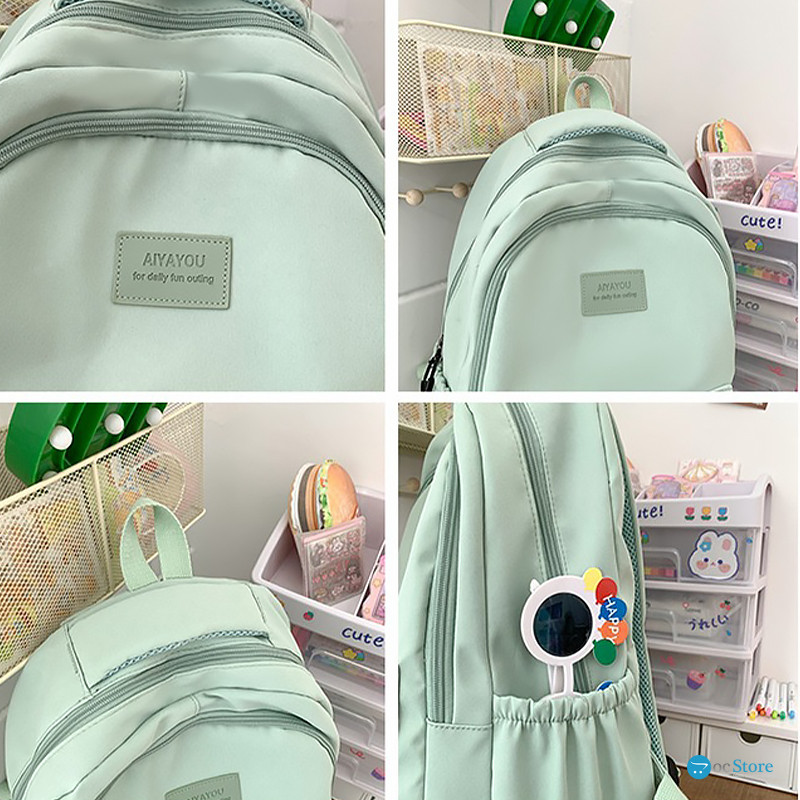 Рюкзак подростковый 633227 с брелком 20-35L Green