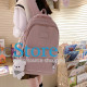 Рюкзак подростковый 633227 с брелком 20-35L Pink