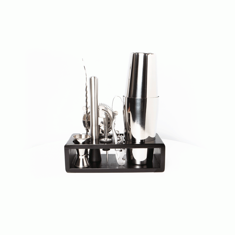 Набор для бара 10 предметов с подставкой Youchen MC-H10 700/600 мл