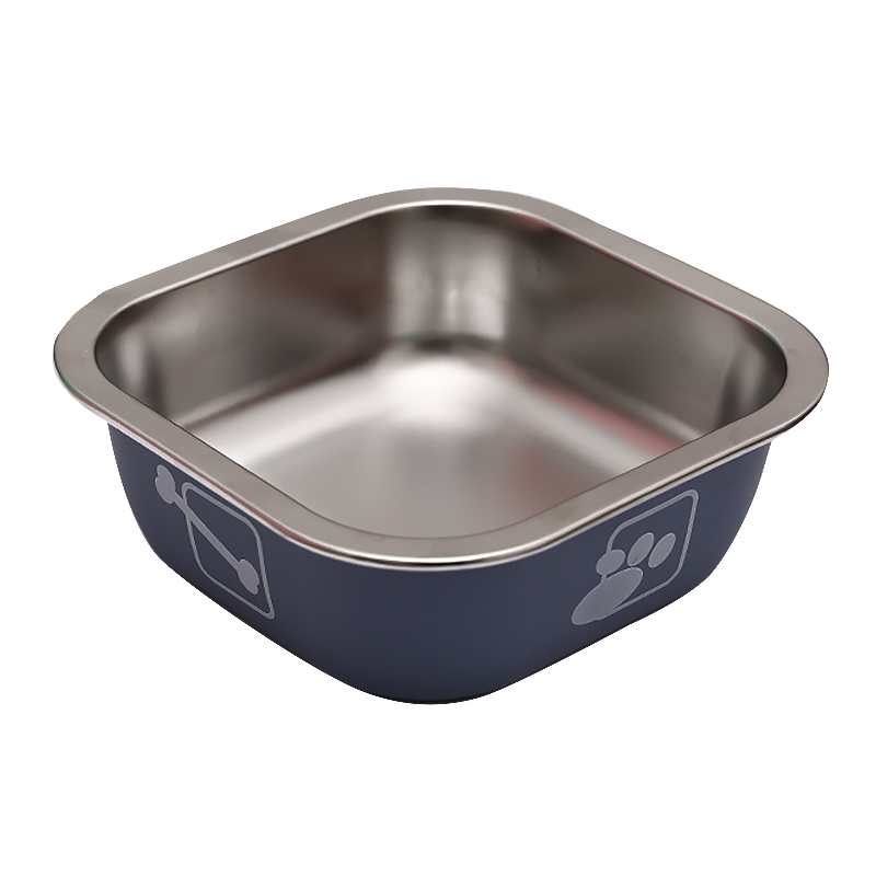 Миска для собак котов Taotaopets 1910002 металлическая Blue 160 мм