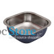Миска для собак котов Taotaopets 1910002 металлическая Blue 160 мм