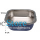 Миска для собак котов Taotaopets 1910002 металлическая Blue 160 мм