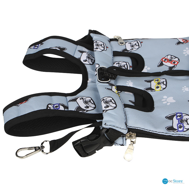 Рюкзак- кенгуру для животных A01002-AB Dog Blue M