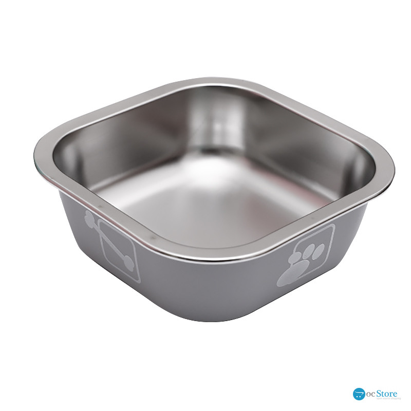 Миска для собак котов Taotaopets 1910002 металлическая Gray 160 мм