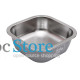 Миска для собак котов Taotaopets 1910002 металлическая Gray 160 мм