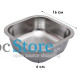 Миска для собак котов Taotaopets 1910002 металлическая Gray 160 мм