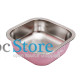Миска для собак котов Taotaopets 1910002 металлическая Pink 160 мм