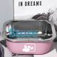 Миска для собак котов Taotaopets 1910002 металлическая Pink 160 мм