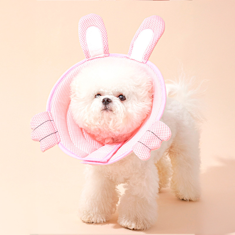 Мягкий воротник-подушка для кошек 2212CGAN028 послеоперационный защитный от вылизывания L Bunny