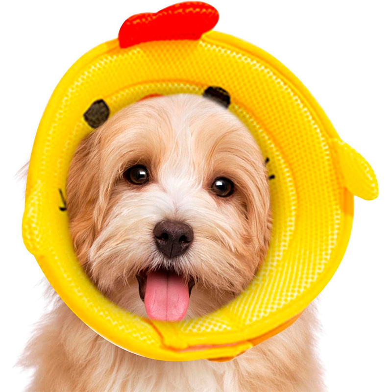 Мягкий воротник-подушка для кошек 2212CGAN028 послеоперационный защитный от вылизывания S Chick