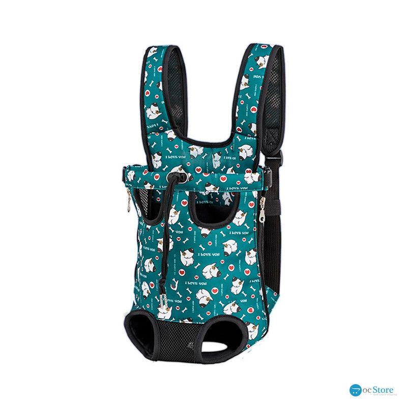 Рюкзак- кенгуру для животных A01002-GN Green Puppy S